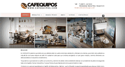 Desktop Screenshot of cafequipos.com