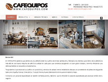 Tablet Screenshot of cafequipos.com